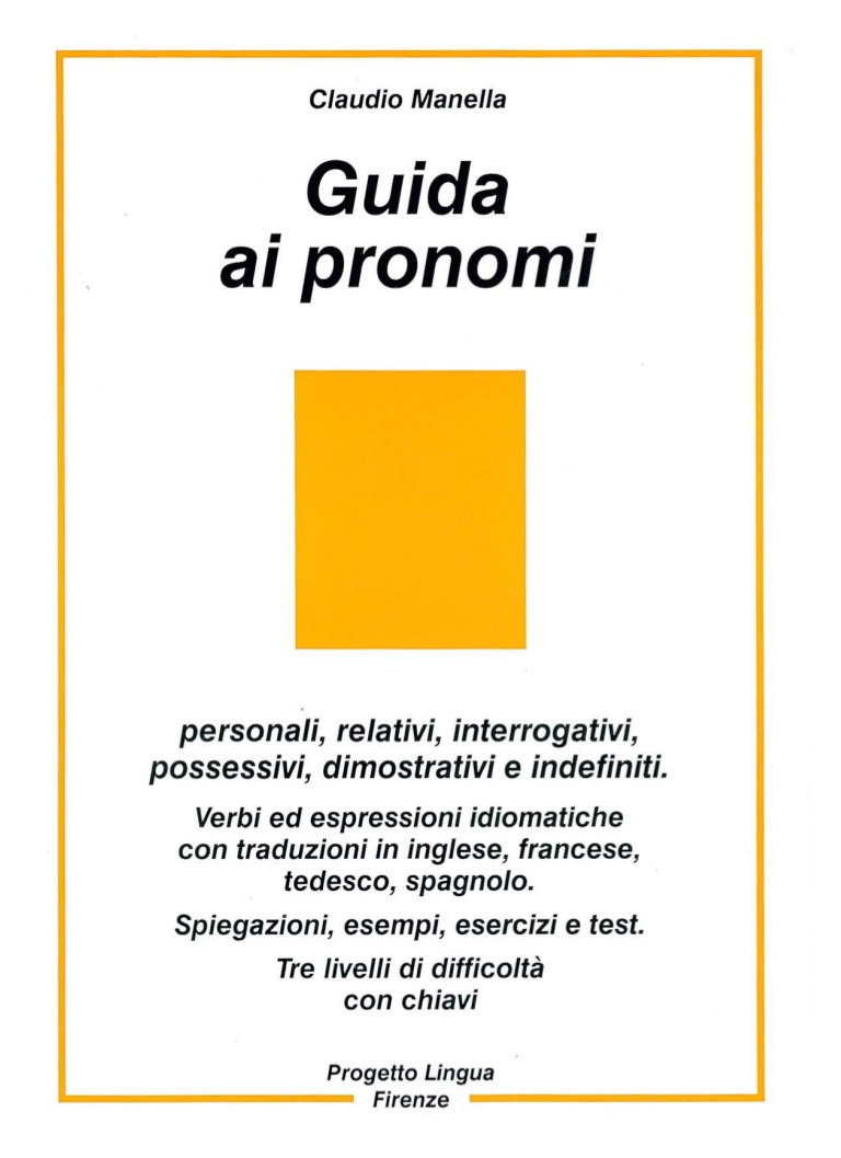 Guida ai pronomi